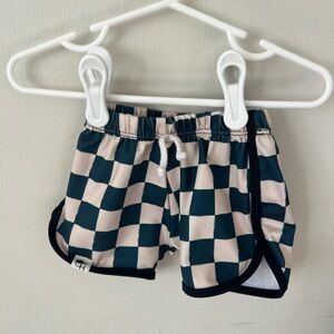 George Hats checkered  Swim Shorts